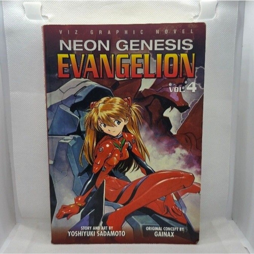 Neon Genesis Evangelion Yoshiyuki Sadamoto Vol. 4 Paperback Manga VIZ Media